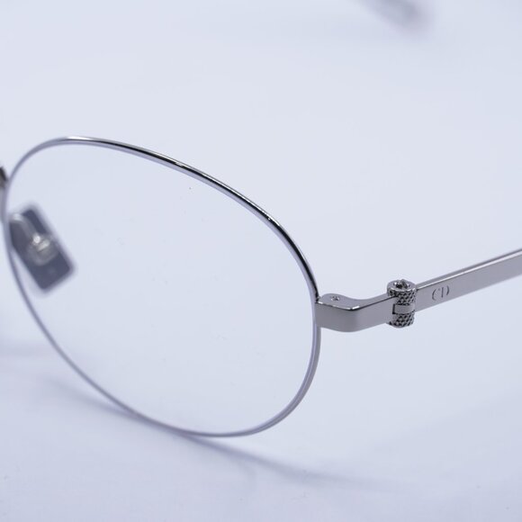 Dior NEODIORO R2U F000 Oval Eyeglasses 52mm - Shiny Palladium - Picture 7 of 10